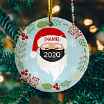 5VT. Santa Wearing Mask Personalized-mk1