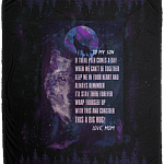 If There Ever Comes a Day When We Can't Be Together Fleece Blanket - Premium Sherpa Blanket - Woven Blanket, White, Cozy Plush Fleece Blanket - 50x60