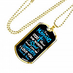 Gift From Wife to My Husband God Blessed the Broken Road That Led Me Straight to You Dog Tag Pendant Necklace - Dog Tag (Gold Plated) Gift From Wife to My Husband God Blessed the Broken Road That Led Me Straight to You Dog Tag Pendant Necklace - Dog Tag (Gold Plated)
