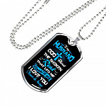 Gift From Wife to My Husband God Blessed the Broken Road That Led Me Straight to You Dog Tag Pendant Necklace - Dog Tag (Silver) Gift From Wife to My Husband God Blessed the Broken Road That Led Me Straight to You Dog Tag Pendant Necklace - Dog Tag (Silver)