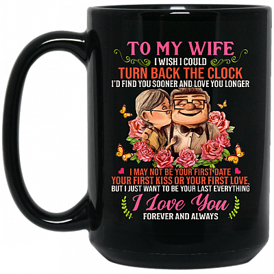 15 oz. Black Mug