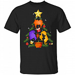 Hocus Christmas Tree T-Shirt - Funny Christmas Tree Shirt Gift, Black, Unisex T-Shirt