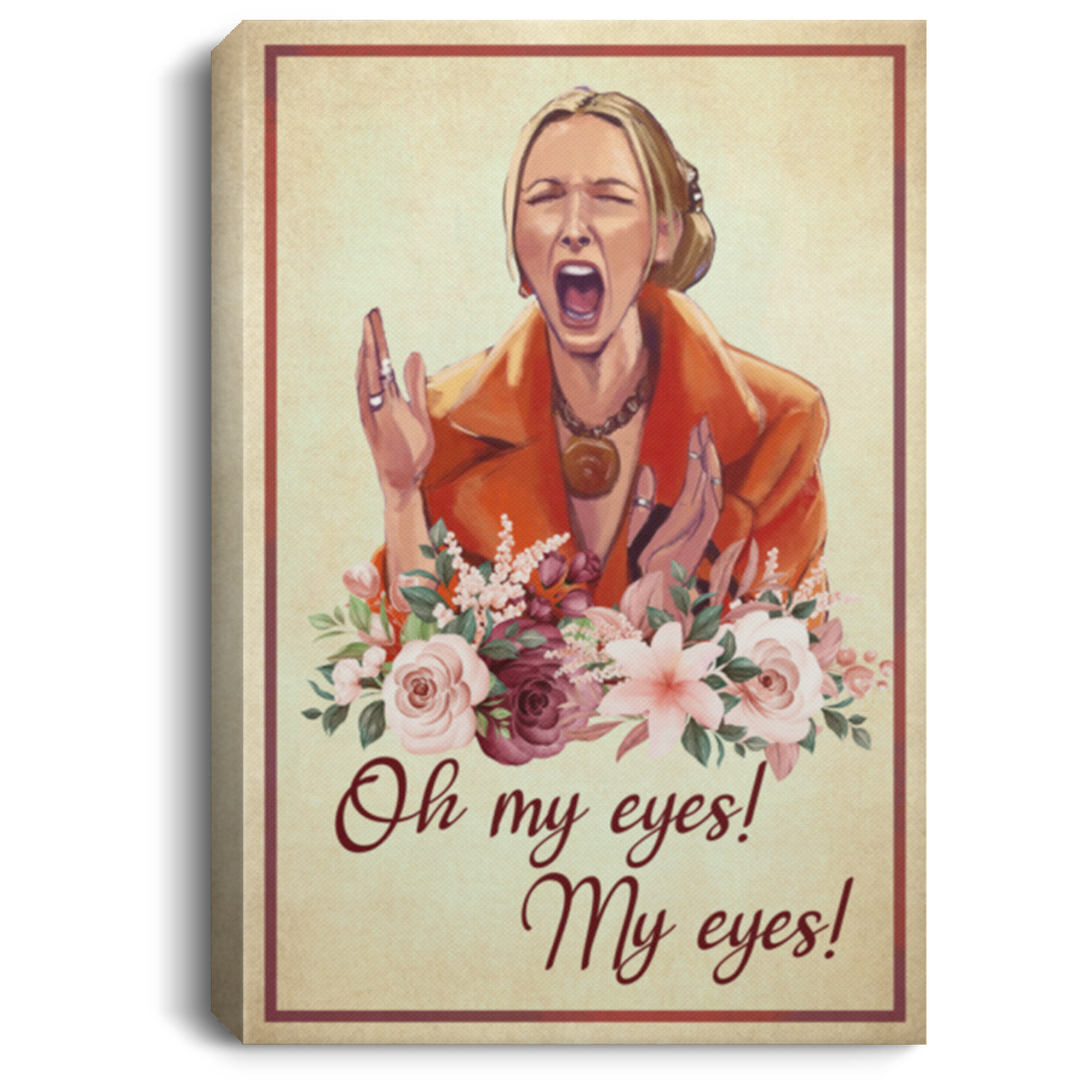 Oh My Eyes My Eyes Phoebe Funny Friends Framed Canvas - Unframed Poster - Bathroom Decor Wall Art, White, 0.75'' Framed Canvas Oh My Eyes My Eyes Phoebe Funny Friends Framed Canvas - Unframed Poster - Bathroom Decor Wall Art, White, 0.75'' Framed Canvas
