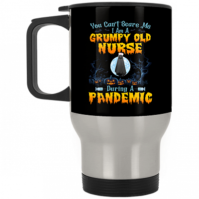 14 oz. Silver Travel Mug