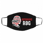 Notorious RBG Strong People Stand Up For Themselves But Stronger Washable Reusable Custom Cloth Face Mask, Black, Cloth Face Cover – Medium/Large