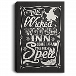 The Wicked Witch Inn Come In And Stay For A Spell Wrapped Framed Canvas Prints - Salem Witch Unframed Poster, White, 0.75'' Framed Canvas The Wicked Witch Inn Come In And Stay For A Spell Wrapped Framed Canvas Prints - Salem Witch Unframed Poster, White, 0.75'' Framed Canvas