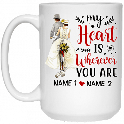 15 oz. White Mug