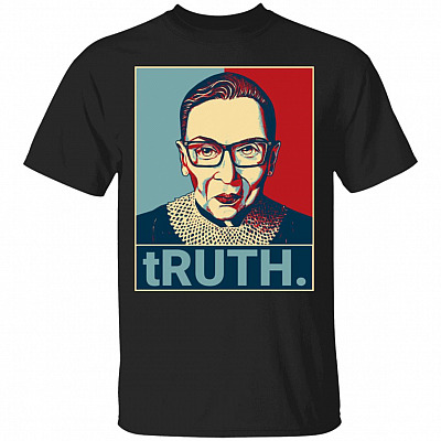 Truth Notorious RBG Ruth Bader T-Shirt - RBG Shirt, Black, Unisex T-Shirt