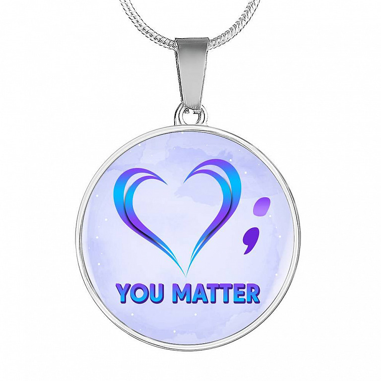 prevention - Circle Luxury Necklace (Silver)