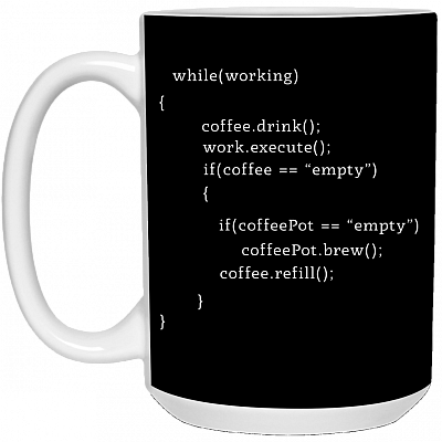 15 oz. White Mug