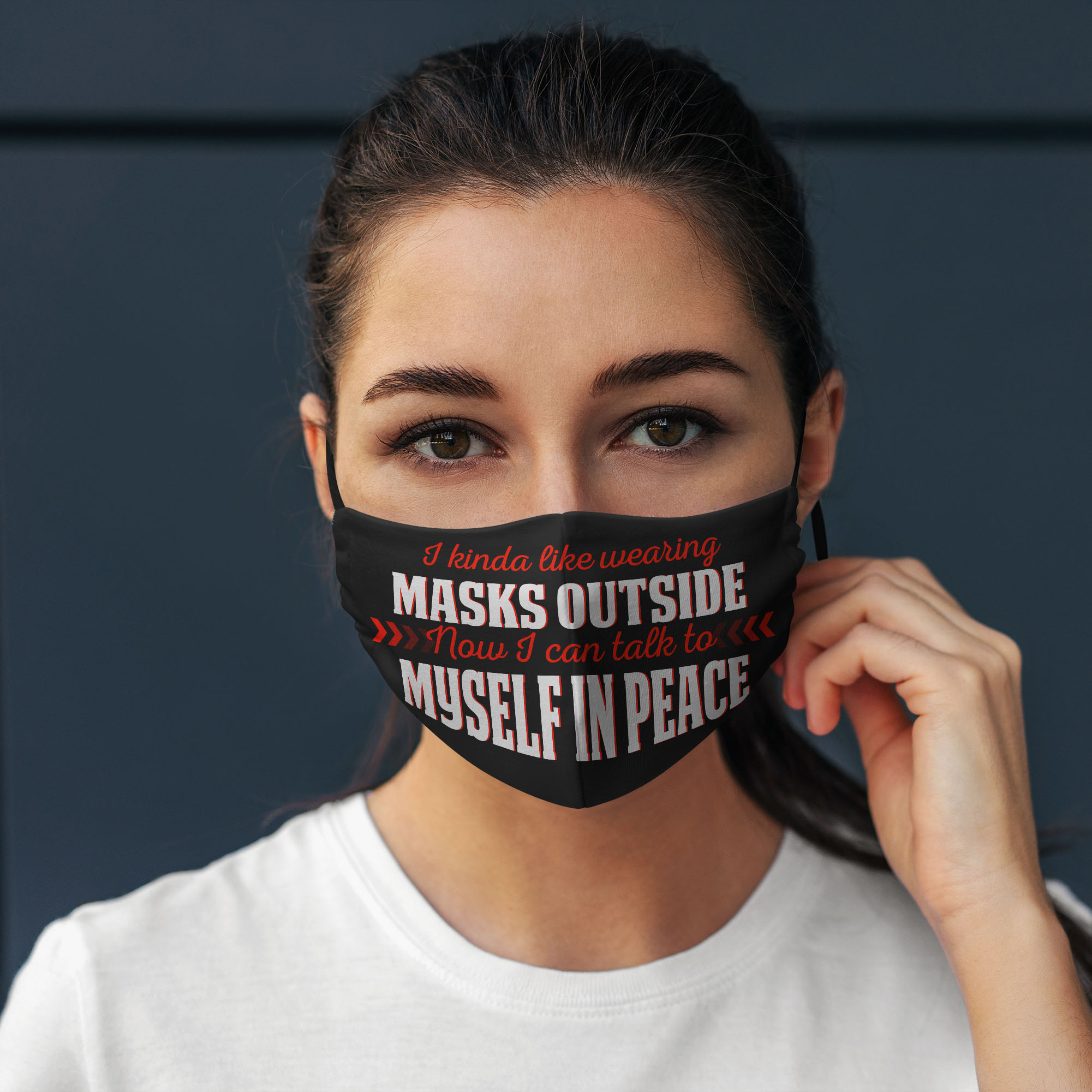 1VT. UU TIEN Wearing Masks Outside mask mockup
