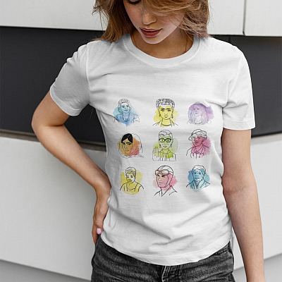Alternative view of Badass Women RBG Feminism Shirt Feminist Unisex T-Shirt - Bader Ginsburg Shirt Notorious Big T Shirts Women's