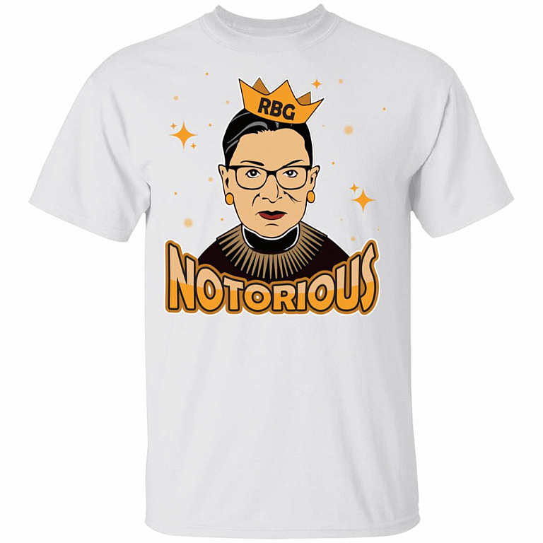 Notorious RBG - Ruth Bader Ginsburg Toddler - Youth Shirt, White, Youth T-Shirt