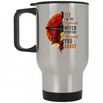 14 oz. Silver Travel Mug