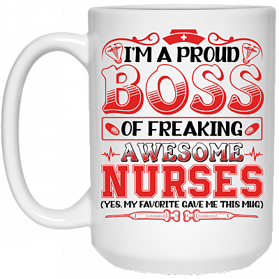 15 oz. White Mug