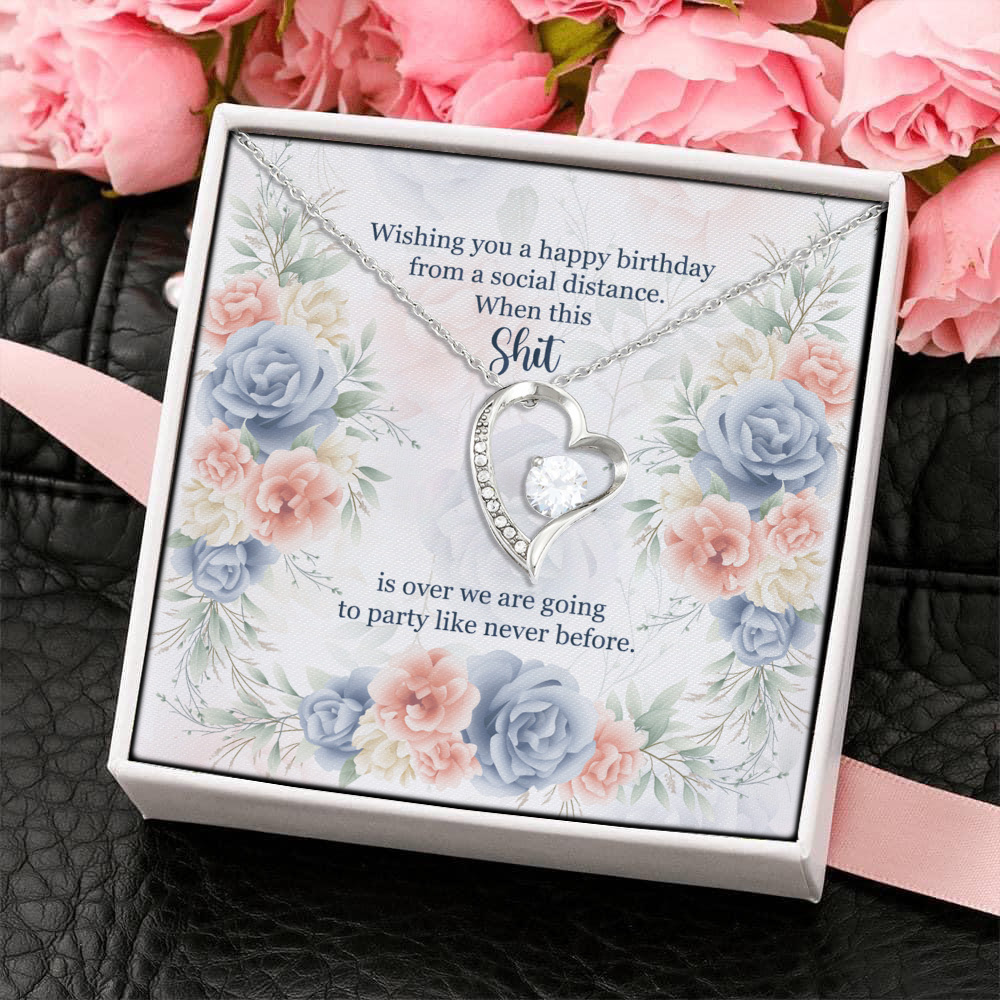 5Th. HPBD From A Social Distance (4) Forever Love Necklace (Silver) 4