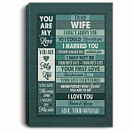 Husband To My Wife I Didn't Marry You So I Could Live With You Wrapped Framed Canvas Prints - Unframed Poster, White, 0.75'' Framed Canvas Husband To My Wife I Didn't Marry You So I Could Live With You Wrapped Framed Canvas Prints - Unframed Poster, White, 0.75'' Framed Canvas