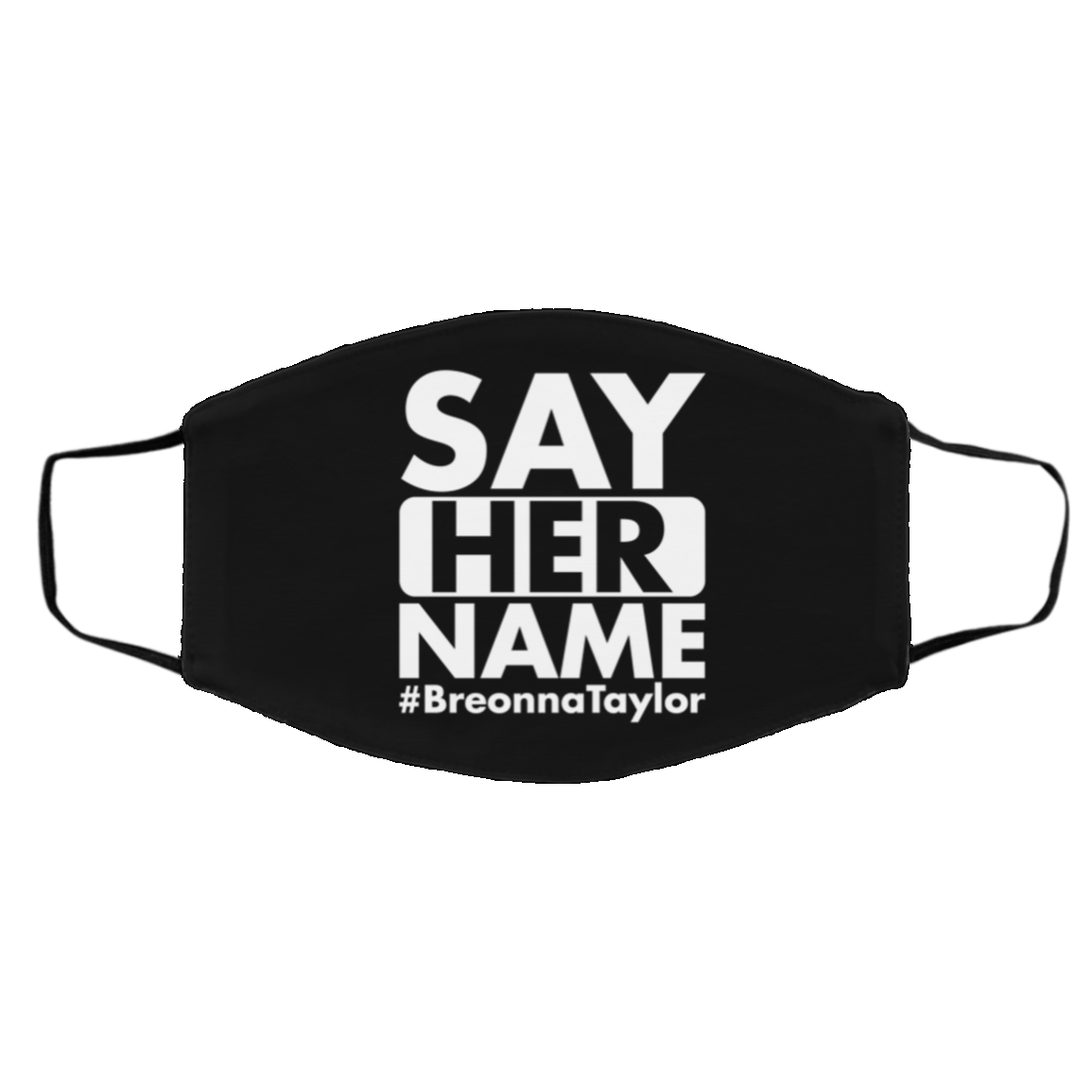 Say Her Name Breonna Taylor Washable Reusable Custom - Printed Cloth Face Mask Cover, Black, Cloth Face Cover – Medium/Large Say Her Name Breonna Taylor Washable Reusable Custom - Printed Cloth Face Mask Cover, Black, Cloth Face Cover – Medium/Large