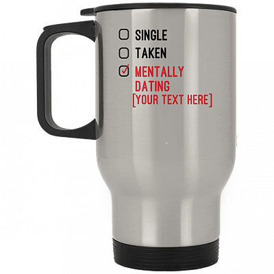 14 oz. Silver Travel Mug