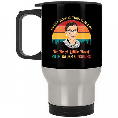 14 oz. Silver Travel Mug