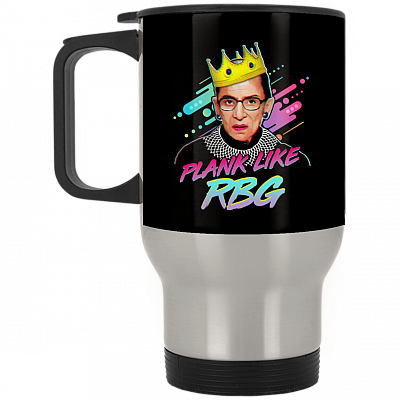 14 oz. Silver Travel Mug