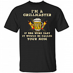Im A Grillmaster T-Shirt - Funny BBQ Dad Shirt, Black, Unisex T-Shirt