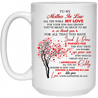 15 oz. White Mug