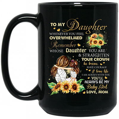15 oz. Black Mug