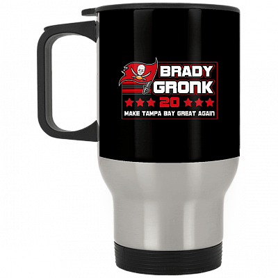 14 oz. Silver Travel Mug