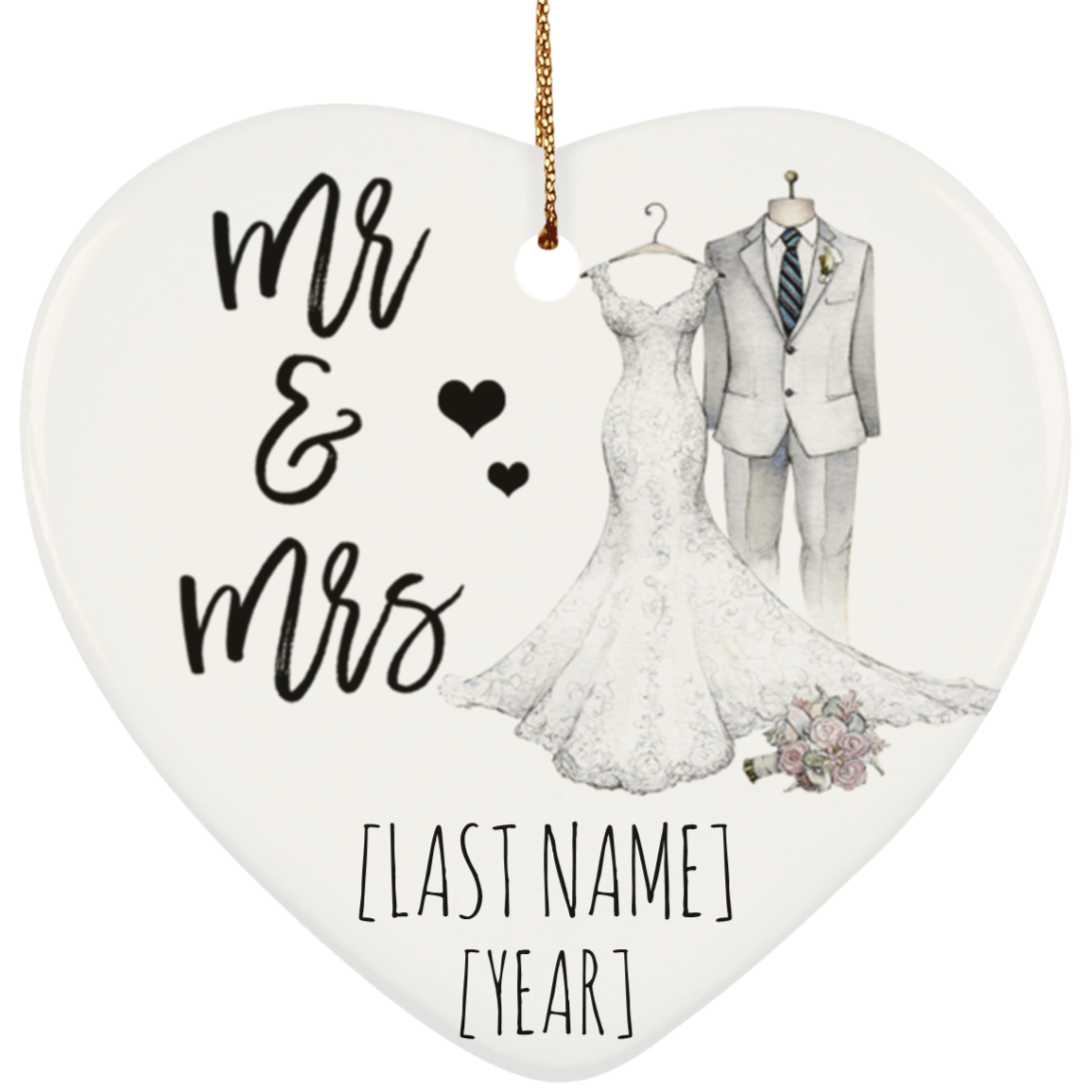 Personalized Our First Christmas As Mr and Mrs 2020 Wedding Christmas Married Circle Ornament Keepsake, White, Heart Ornament Personalized Our First Christmas As Mr and Mrs 2020 Wedding Christmas Married Circle Ornament Keepsake, White, Heart Ornament