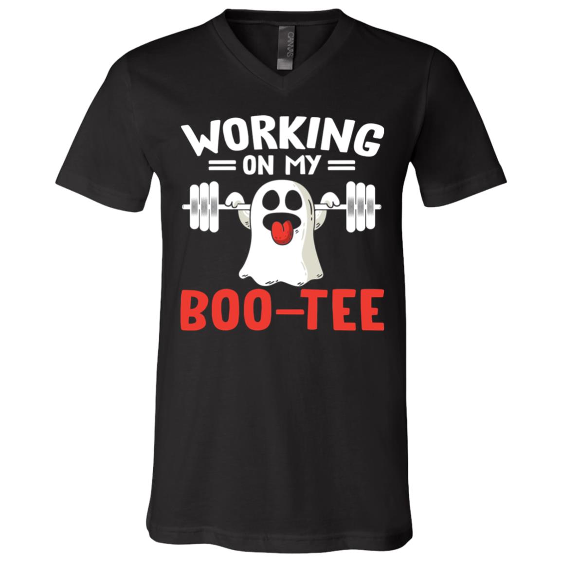 Halloween Funny Workout Shirts Halloween Working On My Boo-Tee T