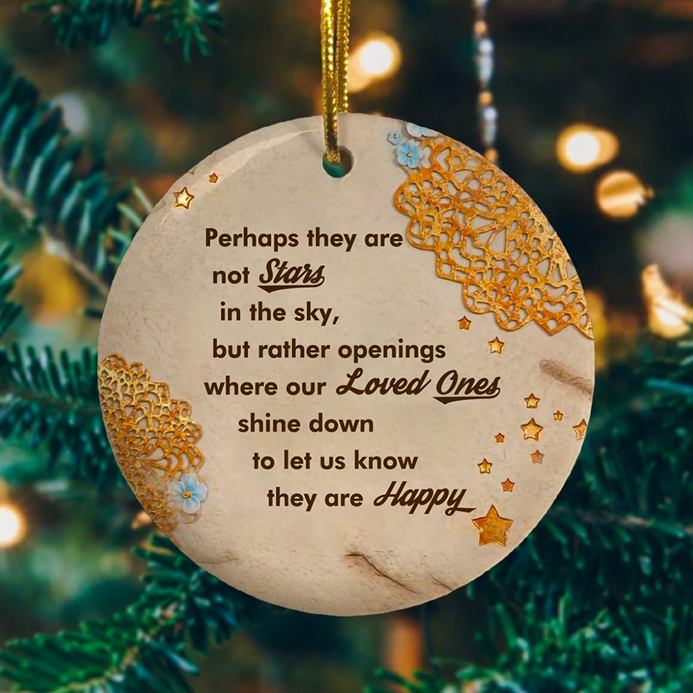 1UT. Our Love One (circle ornament)-mk