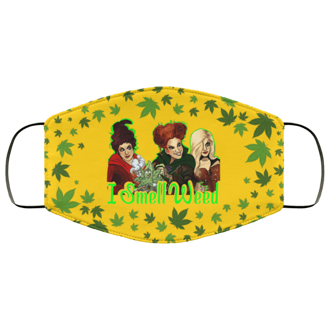I Smell Weed Hocus Pocus Three Witches Sanderson Sisters Washable Reusable Custom - Cloth Face Mask Cover, Athletic Gold, Cloth Face Cover – Medium/Large I Smell Weed Hocus Pocus Three Witches Sanderson Sisters Washable Reusable Custom - Cloth Face Mask Cover, Athletic Gold, Cloth Face Cover – Medium/Large
