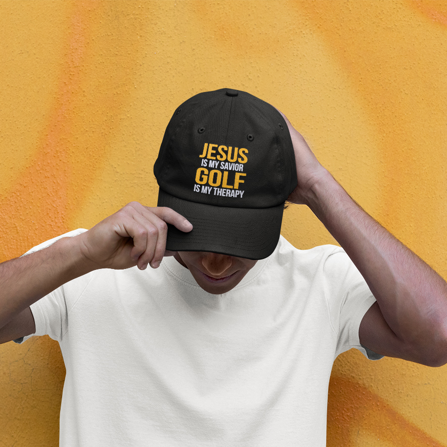 37 HG. Golf Is My Therapy-hat mk