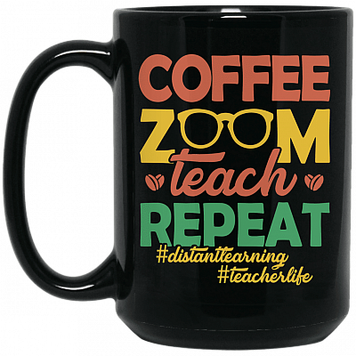 15 oz. Black Mug