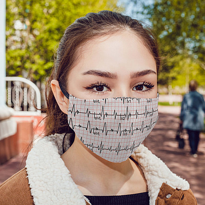 Alternative view of Cardiologist Surgery Doctor Washable Reusable Custom - Cloth Face Mask Cover