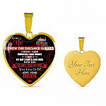 Trucker to My Wife I Know the Distance Is Hard I Know I Keep Working Long Hours Heart Pendant Necklace - Heart Luxury Necklace (Gold Plated) Trucker to My Wife I Know the Distance Is Hard I Know I Keep Working Long Hours Heart Pendant Necklace - Heart Luxury Necklace (Gold Plated)