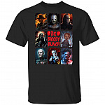 The Bloody Bunch Shirt - Horror Movies Shirt - Halloween Shirt - Horror Characters Shirt, Black, Unisex T-Shirt