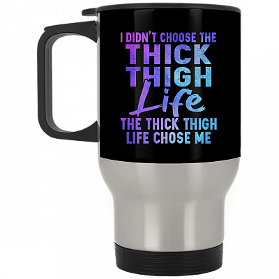 14 oz. Silver Travel Mug