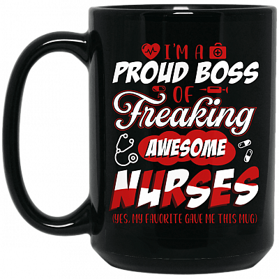 15 oz. Black Mug