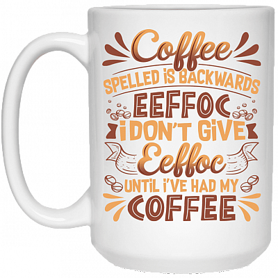 15 oz. White Mug