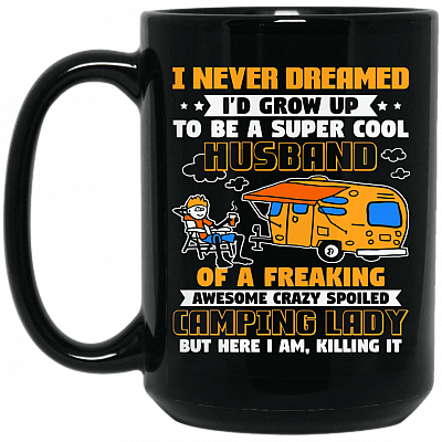 15 oz. Black Mug
