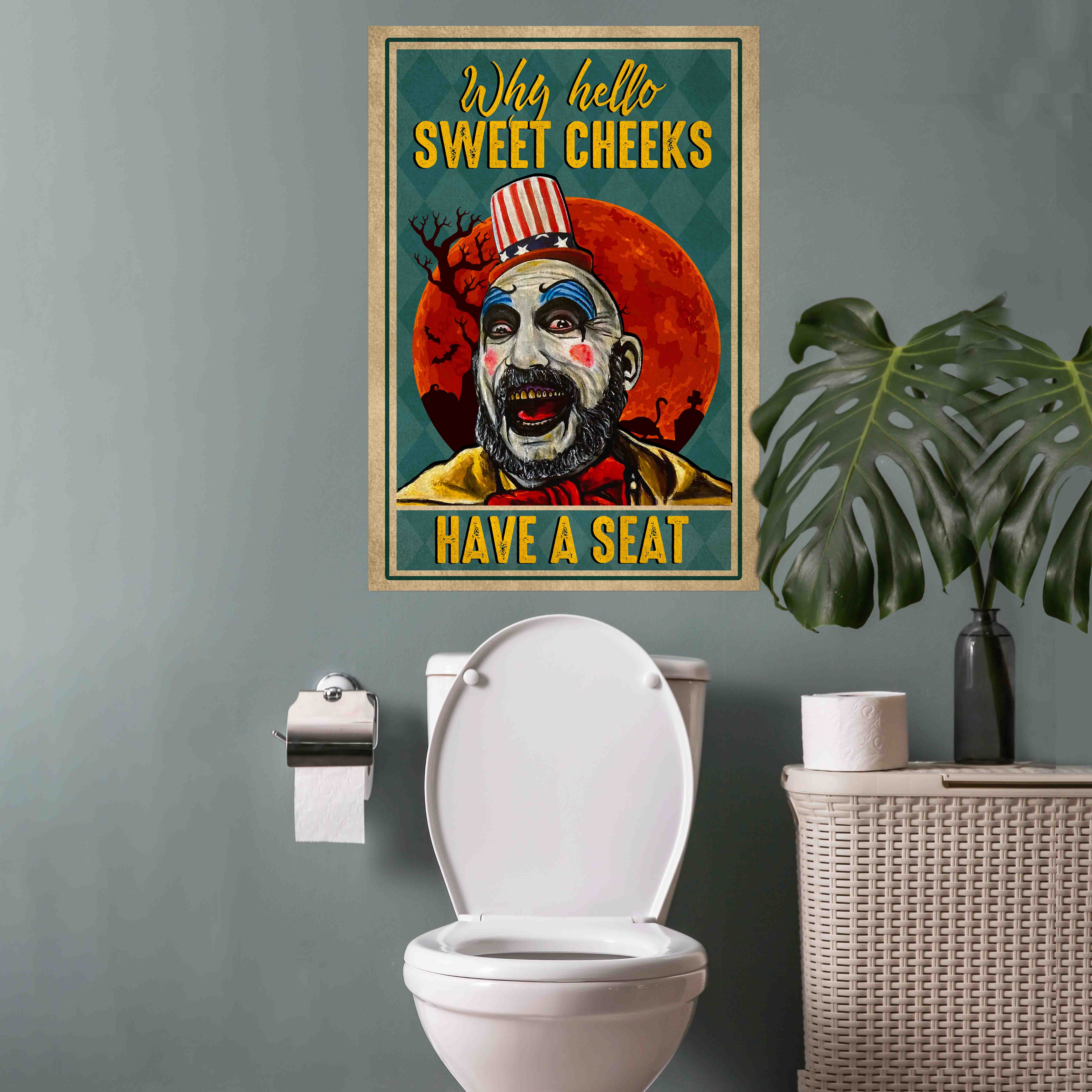 7VT. Captain Spaulding Why Hello canvas mockup