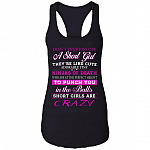 Dont Ever Piss Off A Short Girl Cotton Tank Top Tee - Ladies Racerback Tank - Funny Short Girl Shirt, Black, Ladies Racerback Tank