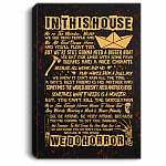 In This House We're the Weirdos Mister We See Dead People We Do Horror Framed Canvas - Unframed Poster, White, 0.75'' Framed Canvas In This House We're the Weirdos Mister We See Dead People We Do Horror Framed Canvas - Unframed Poster, White, 0.75'' Framed Canvas