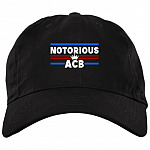 Crown Notorious ACB 2020 Supreme Court Justice Cap Hat - Peace Love Amy Coney Barrett Snapback Trucker Hat, Black, Brushed Twill Dad Cap