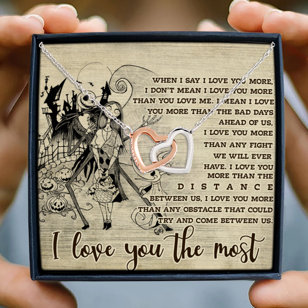 5. Love You Most(6) Interlocking Hearts Necklace 3