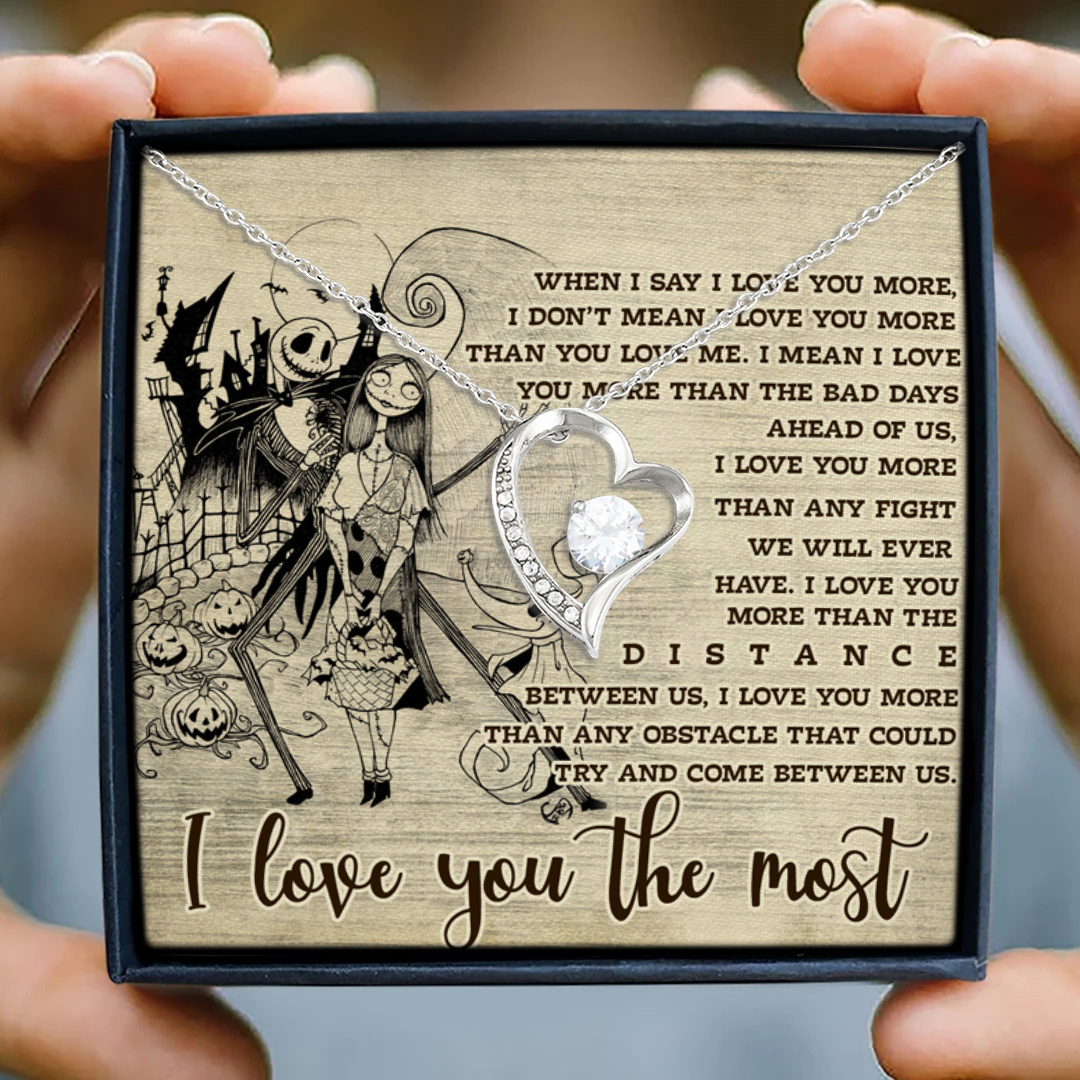 5. Love You Most(6) Forever Love Necklace (Silver) 3
