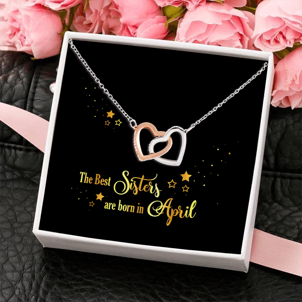 8Th. Best Sister 4 Interlocking Hearts Necklace 4