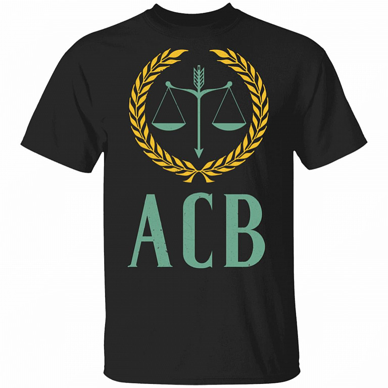 Amy Coney Barrett Justice Beam Balance - Supreme Court T-Shirt, Black, Unisex T-Shirt